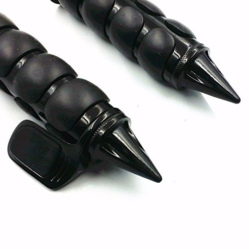 Acessórios de motocicleta pretos 2,5 cm 25 mm guidão para Honda para Kawasaki para Suzuki para Yamah