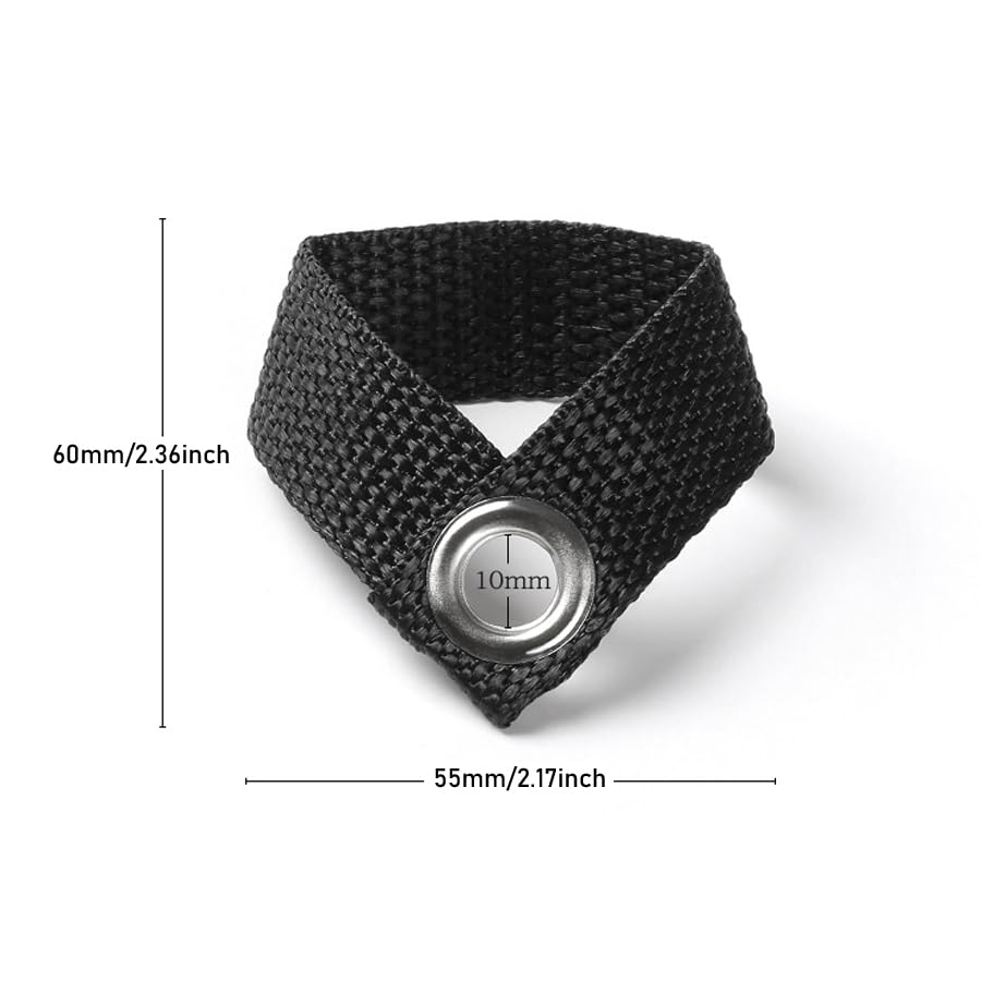 SquEqu 8 Pack Camping Tarp Poles Holder Fixing Anchor with Metal Hole Tent Poles Feet Clasp Fastener for Awning Canopy Rainfly Tarp Hammock Rain Fly Sun Shade Shelter Tent Stakes Ground Tent Pegs