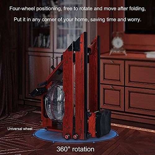 Image of Rowing Machines Rowing Machine with LCD Smart Display 180 Folding Universal Wheel Design Free to Rotate and Move 13L Water Tank Suitable for Home Fitness Exercise