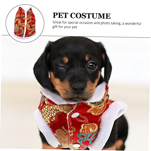 Disfraz cálido SUPVOX dragón para perros y gatos miniatura 7