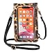 Produktbild Jlyifan Damen Leopard Crossbody Tasche Handy Touch Screen börse Schultertasche für iPhone 12 Pro Max / 11 Pro Max / XR / X / XS Max / 8 7 Plus / SE 2020 / Google Pixel 5a / 5 / 4a / 4 XL / 3 XL