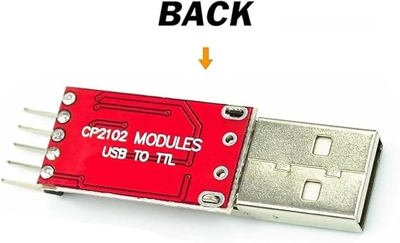 WWZMDiB Mini USB 2.0 to TTL Converter Serial Adapter 3.3V 5V Compatible with CP2102 Chip UART Programming