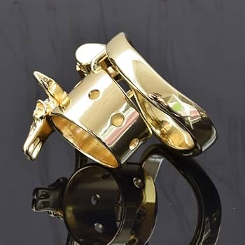 Amazon | ゴールド ステンレス鋼男性貞操デバイス コック ケージ