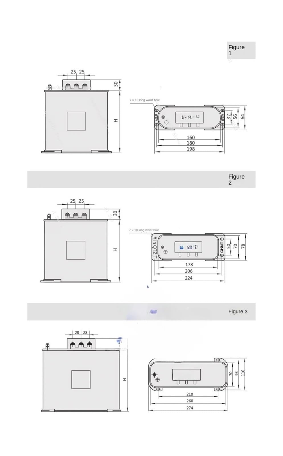 Bzmj0.45 Kondensatorkompensation Niederspannungs-Parallelleistung 0,4 Kompensator 450 V Blindleistungskompensation(BZMJ 0.45-10-3)