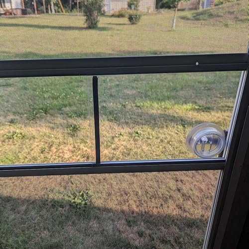 239061 RV Screen Door Slider Panel, Replacement Slide Panel with Push Down Knob Opener, Easy Installation, Efficient, Precise Fit, 12x9.75in, Universal Fitment - Thumbnail 2
