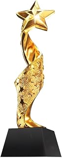 Medals Awards Golden Five-Pointed Star Trophy Outstanding Employee Sales Champion Team Award Trophy Prize for First Place in Competition Trophies