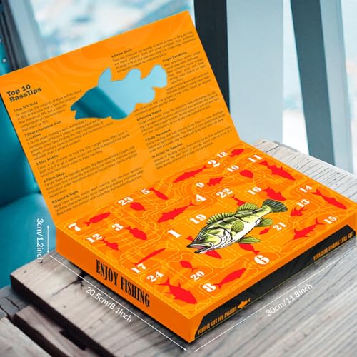 Calendrier de l'Avent de pêche pour hommes et garçons amateurs de nature - 3