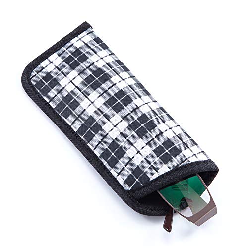 Image of TRIUMPH VISION Reading Glasses Pouch Eyeglass Sleeve Soft Case Slim 3 Pack | Alternative to Bulky Case Lightweight,Neoprene Lined Padded Protect Optical lens Slip in, Cute Pattern Portable for Daily Use