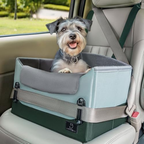 Upgraded Dog Car Seats for Small Dogs Under 25lbs – Safety Booste...
