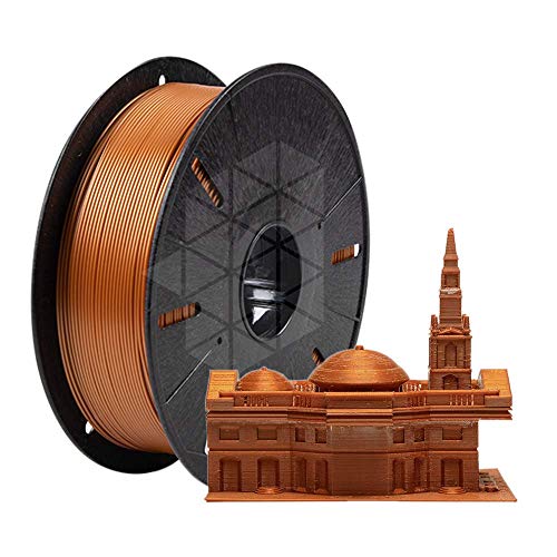 Image of Tesseract Premium PLA + 1.75mm 3D Printing Filament | Dimensional Accuracy + /- 0.03mm | Compatible with Most FDM Printers | 1 KG 3D Printer Filament - PLA Bronze (Quantity 1)
