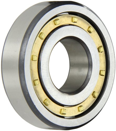 FAG NJ306E-M1-C3 Cylindrical Roller Bearing, Single Row, Straight Bore, Removable Inner Ring, Flanged, High Capacity, Brass/Bronze Cage, C3 Clearance, Metric, 30mm ID, 72mm OD, 19mm Width