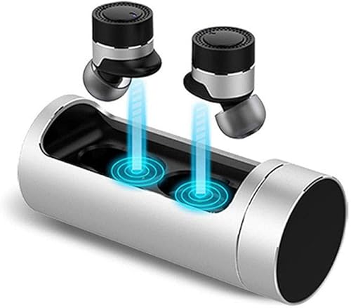 CLCYL Auricolari Wireless compatibili sostituibili Auricolare Bluetooth per Auto Stereo Bassi Profondi Anti-Sudore Tempo Riproduzione 10H Sport Anti-Rumore Mini Auricolari per dispositivi CLCYL Auricolari Wireless compatibili sostituibili Auricolare Bluetooth per Auto Stereo Bassi Profondi Anti-Sudore Tempo Riproduzione 10H Sport Anti-Rumore Mini Auricolari per dispositivi