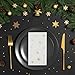 Juvale Disposable Napkins with Gold Stars - 4 x 8 In, 3-Ply, White & Gold, 50 Count - Decorative Paper Napkins for Star Themed Parties & Weddings