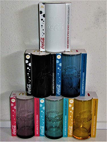 /Coca-Cola / Glas/Gläser/Limitierte Edition / 6er. Set/Mc Donald's / 2019 / NEU