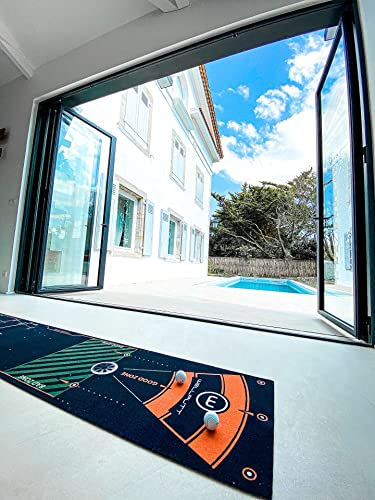 Wellputt - Golf Putting Training Mat - 13Ft Black #TOP7