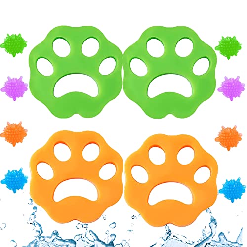HELOVGE Vêtements Épilateur pour Machine à Laver,Réutilisables épilateurs à Poils d'animaux,Anti Poil Machine à Laver, Épilateur pour Animaux De Compagnie,pour Nettoyer Poils Cover