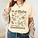 We All Thrive Under Different Conditions Shirt – Teacher Education Graphic Tee - Neurodiversity Tshirt for Sped Teachers - 100 Days of School Teacher Shirts - Paraprofessional Xmas Tshirt (Ivory-S)