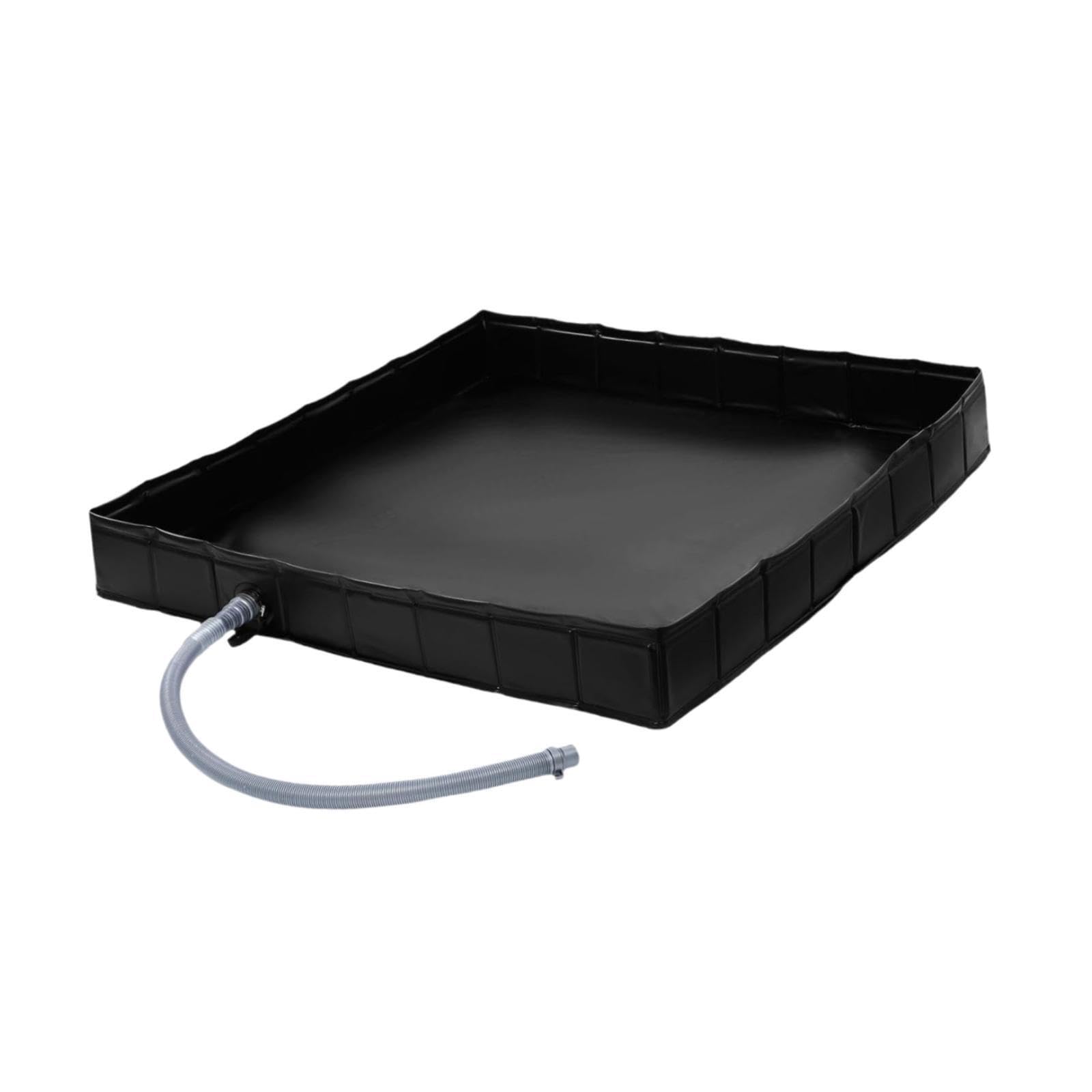 PIXZCSA Portable Tent Shower Base Floor Accessories Features Sturdy Construction Waterproof For Adventures Easy To Clean Camping Shower Tray With Drain Tent