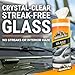 Armor All Car Glass Wipes, Auto Glass Cleaner for Film and Grime, 30 Count