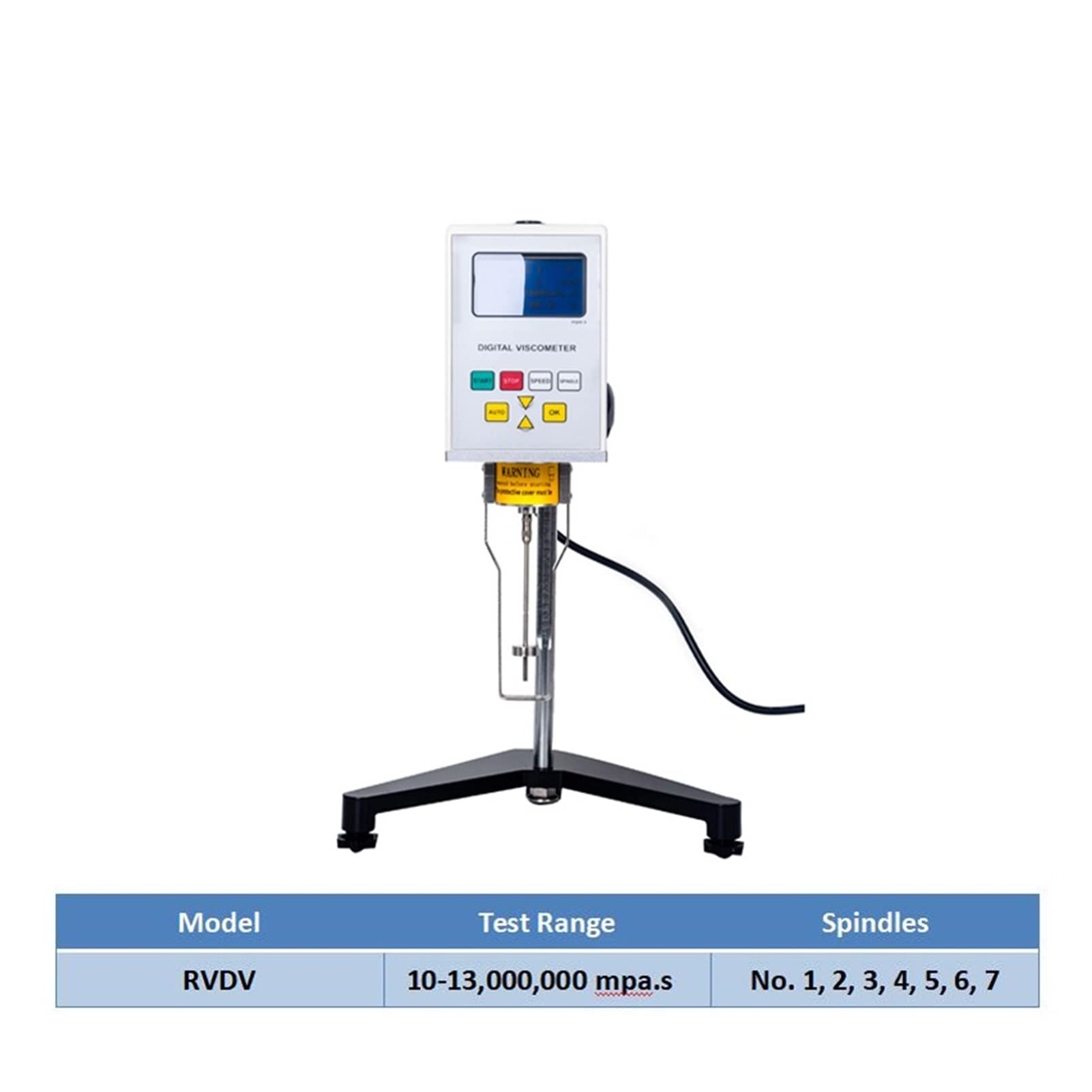 Miernik, 100000 2000000 6000000 13000000 CP/MPA.S RV-1S NDJ-5S NDJ-8S NDJ-9S RVDV Malowanie cyfrowego wiskozymetru lepkość(RVDV)