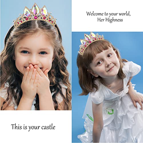 image for Velscrun Girls Rapunzel Crown, Crowns for Girls, Princess Crown for Gi