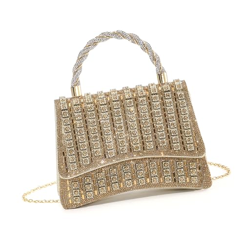 Sac à main de soirée à strass idéal pour vos mariages et grands galas