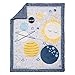 Trend Lab Galaxy 3 Piece Crib Bedding Set, Can Be Used As A Blanket Or A Playmat for Tummy Time, Includes Quilt, Fitted Crib Sheet and Skirt