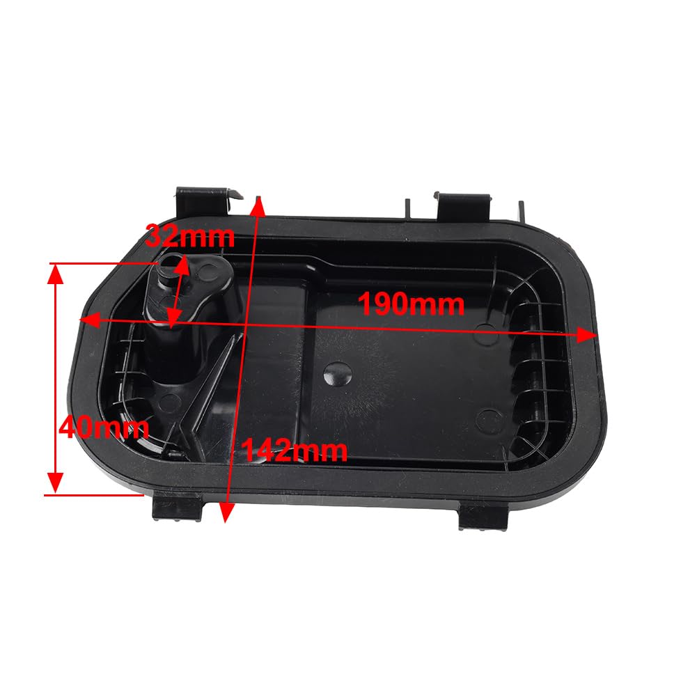 Bacar 4F0941158 Light Protective Caps Headlight Cover Exterior Accessories 1Pc for Audi A6 / S6 / RS6 C6 05-2011 ABS Right