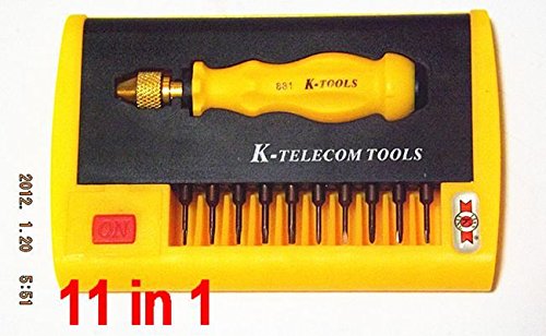 Mini Präzision Magnetischer 11 in 1 S2 Torx Bit Werkzeug-Set für Uhren Laptop Repair keine. 881