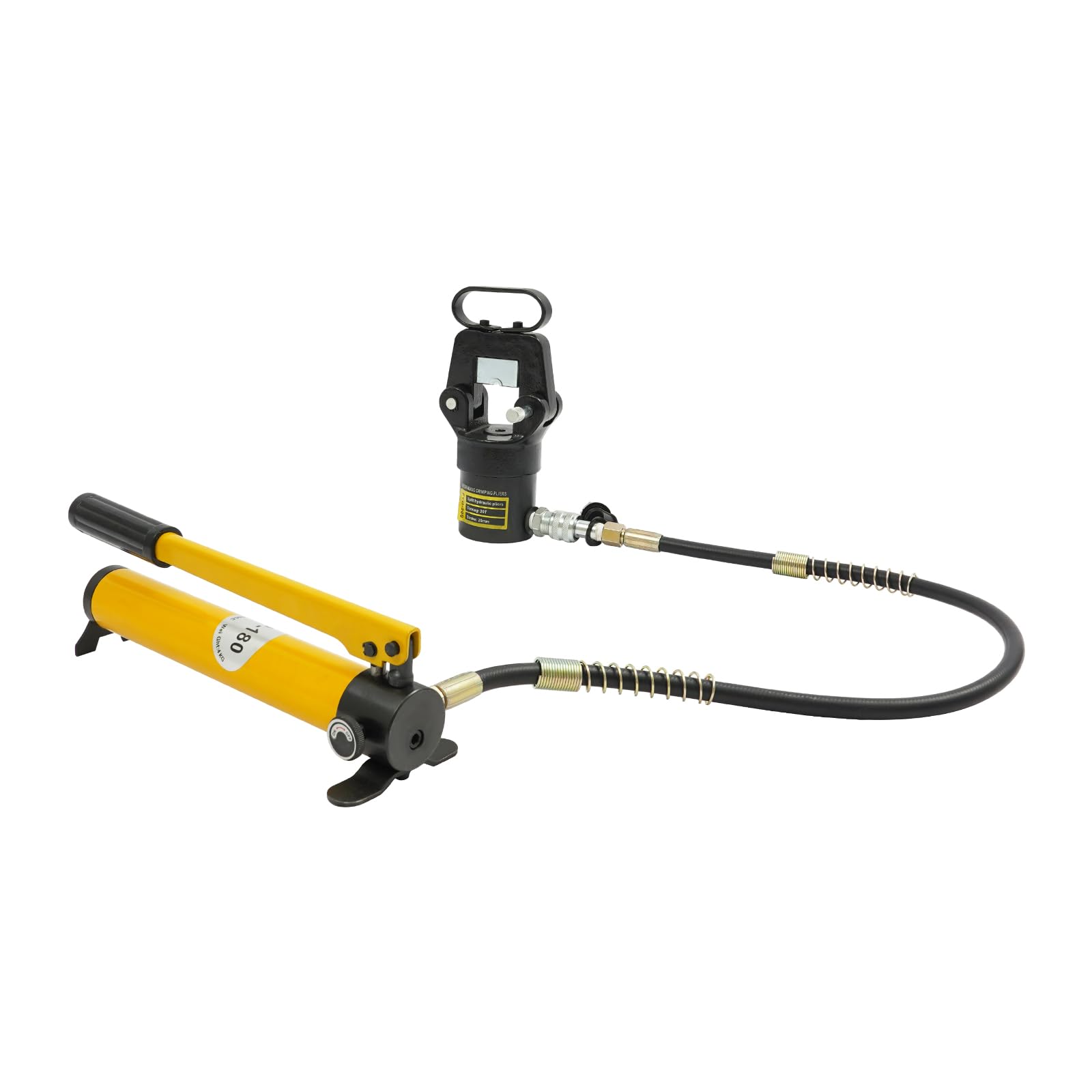 Pinza crimpatrice idraulica 15T da 16 a 500 mm², capicorda pompa manuale