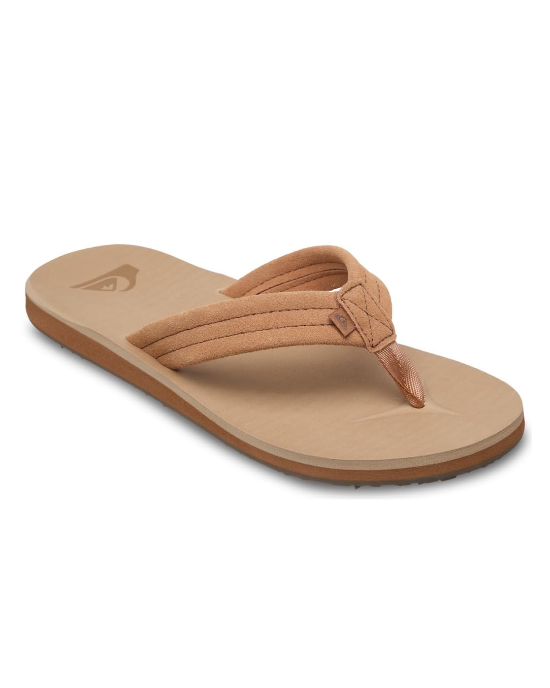 Quiksilver Men's Carver Suede 26th Sandal, Sand/DK Chocolate, 41 EU