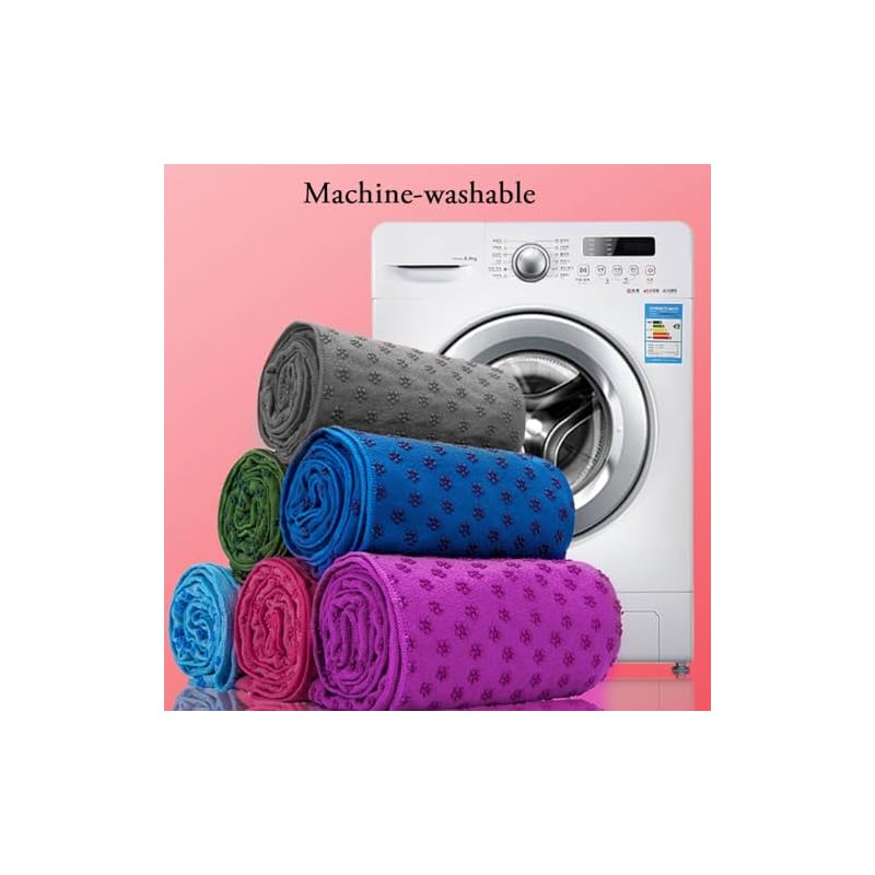 Oaygat Yoga Towel Sweat Absorbent Non-slip Yoga Towel Quick-drying yoga mat cloth Breathable Yoga Mat With Mesh Carrying Bag - Image 4