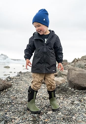 OAKI Rain Wind Shell Jacket for Kids/Toddlers, Waterproof, Breathable, Lightweight with Hood4