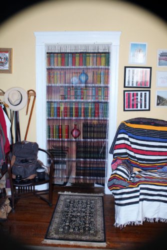 Abeadedcurtain 125 Strand Bamboo Bookcase Beaded Curtain 38% More Strands Handmade With 4000 Beads (+Hanging Hardware) #TOP5