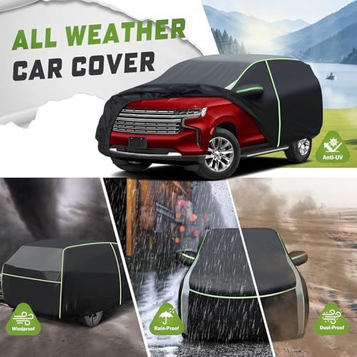 Image of Mixsuper Liner 420D Oxford Car Cover for Chevy Tahoe 2007-2027