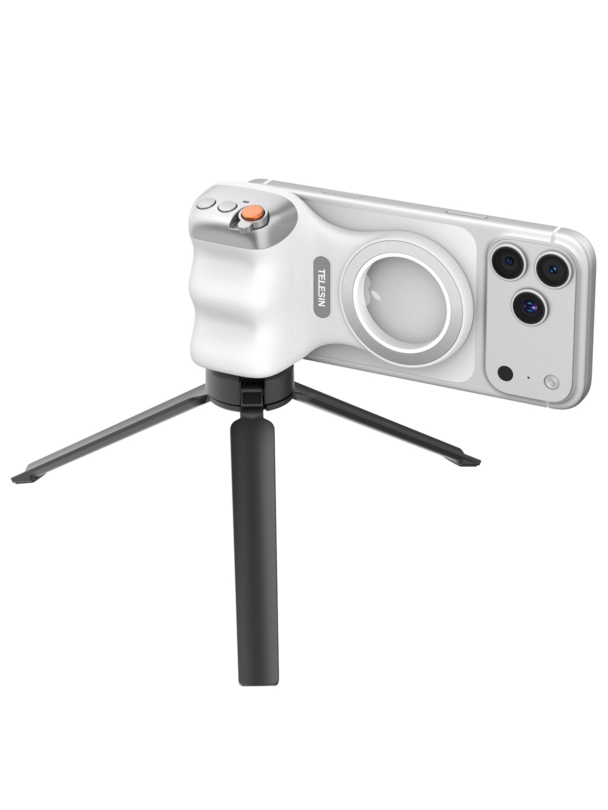 TELESIN Fun Shot Magnetic Grip スマホ用 Amazon.com: TELESIN Fun Shot Magnetic Phone Camera Grip with Metal