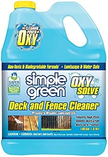 Simple Green Oxy Solve Deck and Fence Pressure Washer Cleaner - Removes Stains