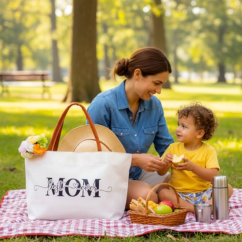 Bolsa Tote Best Mom Ever para Mujer miniatura 6