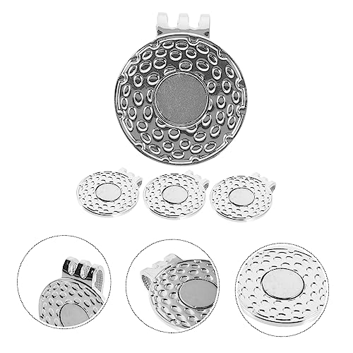 Marqueurs de golf POPETPOP double face durable avec pinces de fixation chapeau
