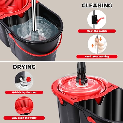 Gadhra 50031 360° Spin Mop And Bucket thumb #3
