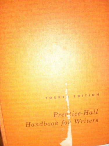 Prentice-Hall Handbook for Writers B000FMLHG4 Book Cover