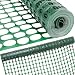 Houseables Temporary Fencing, Mesh Snow Fence, Plastic, Safety Garden Netting, Single, Green, 4 x 100' Feet, Above Ground Barrier, for Deer, Kids, Swimming Pool, Silt, Lawn, Rabbits, Poultry, Dogs