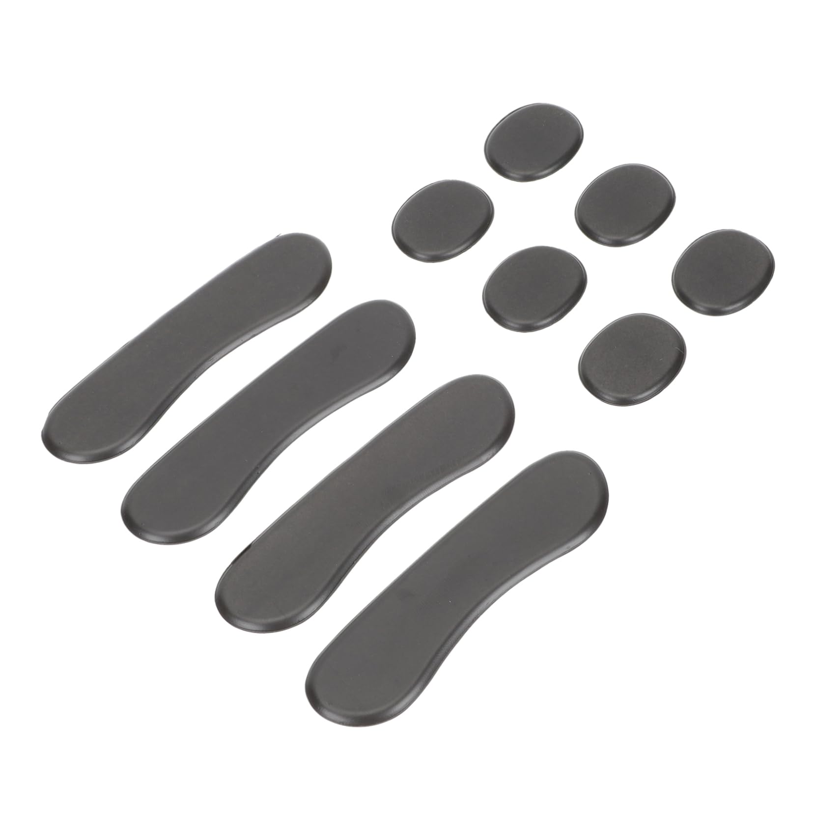 HANABASS 10Pcs Drum Silencers Drum Dampening Pads Durable Black Mute Pads for Volume Reduction for Practice and Performance