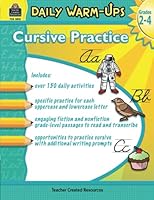 Daily Warm-Ups: Cursive Practice Grades 2-4: Grades 2-4 1420638106 Book Cover
