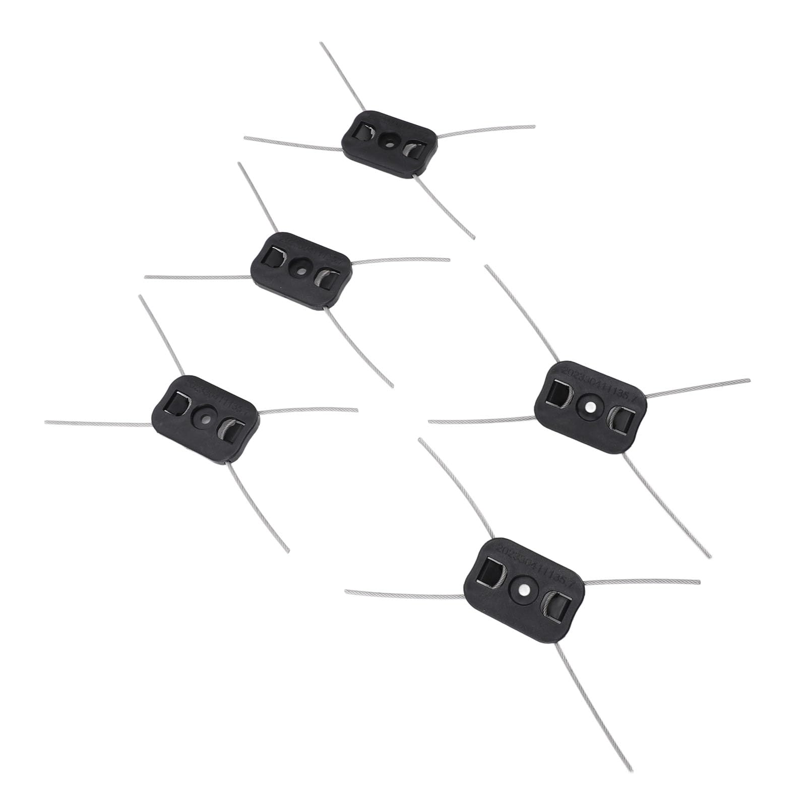 Zerodis Accessori per Parti di Ricambio per Tosaerba Tagliaerba di Ricambio in Plastica ABS e Acciaio Inossidabile con Dimensioni del Foro di 5,5 Mm Leggero per Wacker Elettrici per Prato da