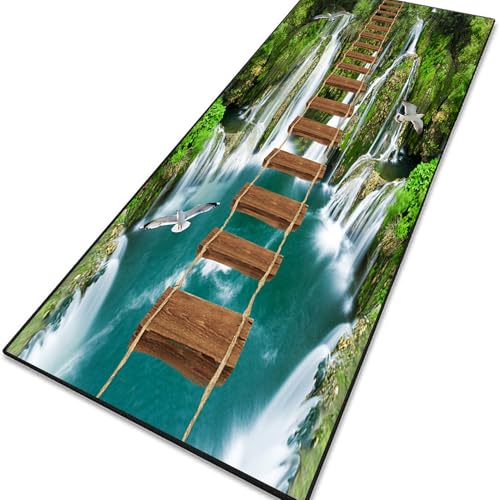 Alfombra pasillo antideslizante 82x230 para evitar resbalones en el hogar 2
