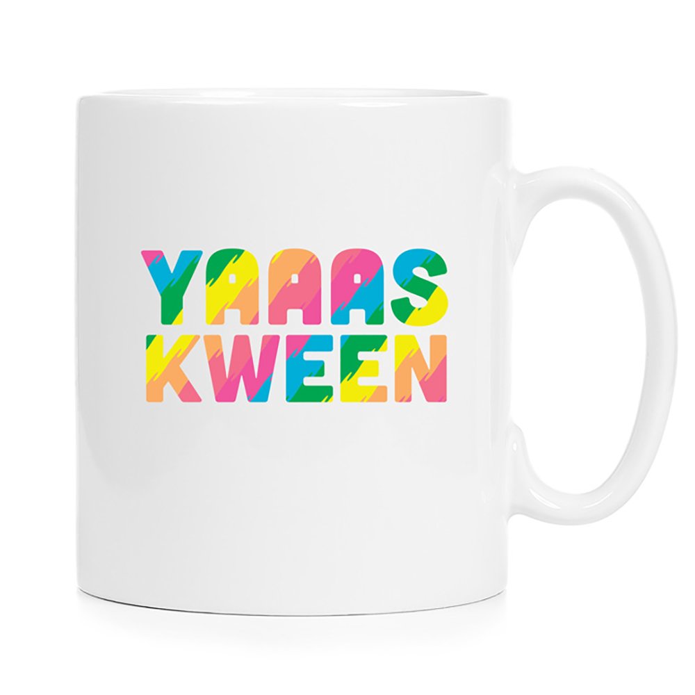 Bright Future Heirloom YAAS KWEEN - Full Color 12 oz Ceramic Mug - Dishwasher Safe Sublimation Printing Perfect For Coffee, Tea & Hot Chocolate