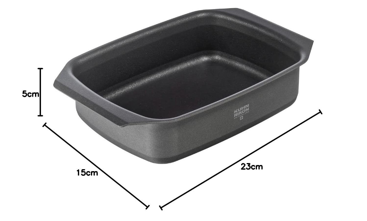 KUHN RIKON New Life Pro Recycling - Fuente pequeña para horno (23 x 15 x 5 cm, apta para horno hasta 240 °C)
