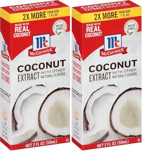 Image of McCormick Coconut Extract with Other Natural Flavors, 2 fl oz (Pack of 2)