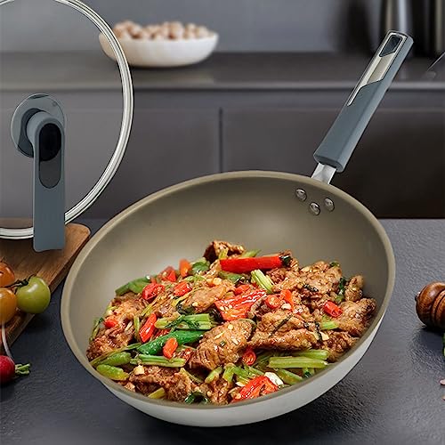 Wok de Cerámica Antiadherente con Mango de Acero Inoxidable miniatura 2